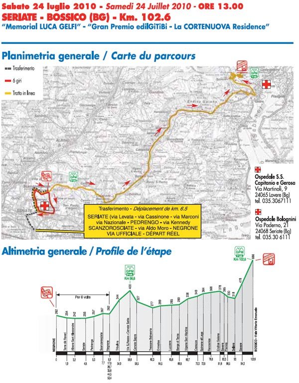 <b>3 GIORNI OROBICA</b>: scopriamo la tappa piu' attesa con l'impegnativo arrivo in quota a <b>Bossico</b> ultima salita della corsa