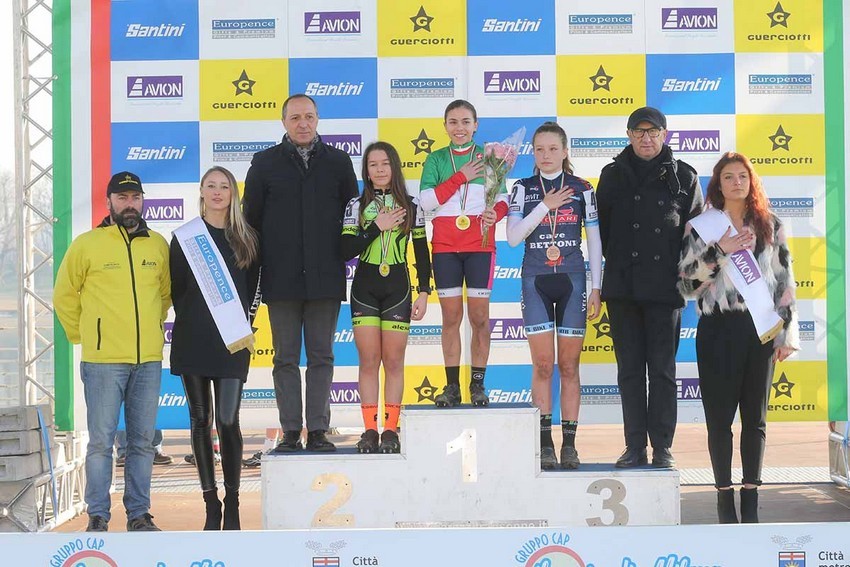 I risultati dei Campionati Italiani Ciclocross femminili ed il successo di Samuele Leone fra gli Juniores. Tutti gli ordini di arrivo delle categorie femminili completi